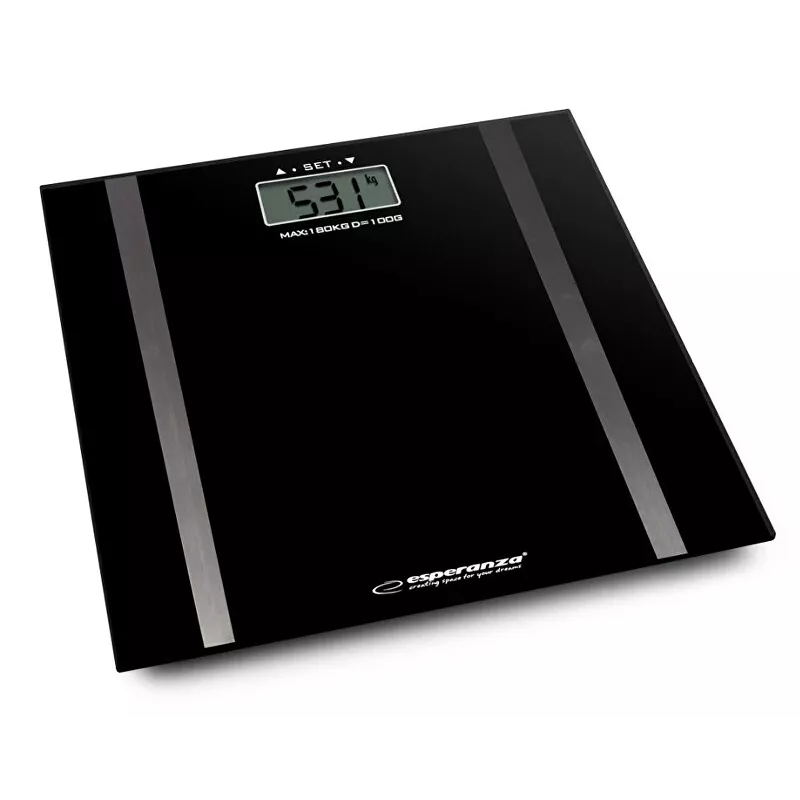 Asmeninės svarstyklės Esperanza EBS018K – elektroninės, 180 kg, juodos