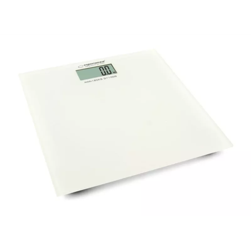 Esperanza EBS002W asmeninės svarstyklės, elektroninės, stačiakampės, baltos