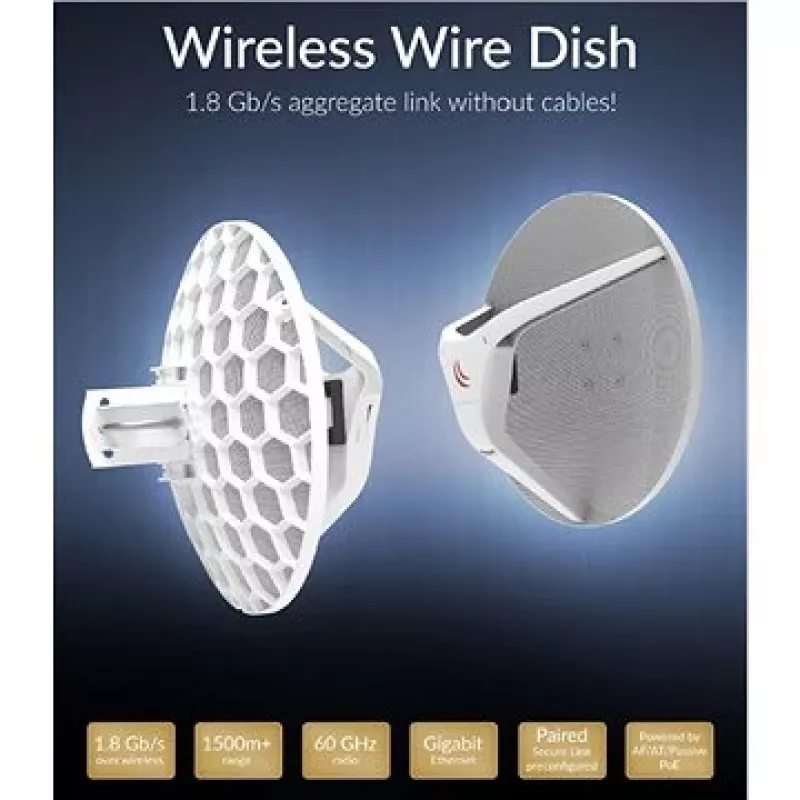 Mikrotik RBLHGG-60ad rinkinio tinklo antena