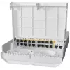 MikroTik netPower 16P jungiklis – 16 Gigabit Ethernet prievadų su PoE ir 2 SFP+ 10G prievadais, lauko naudojimui