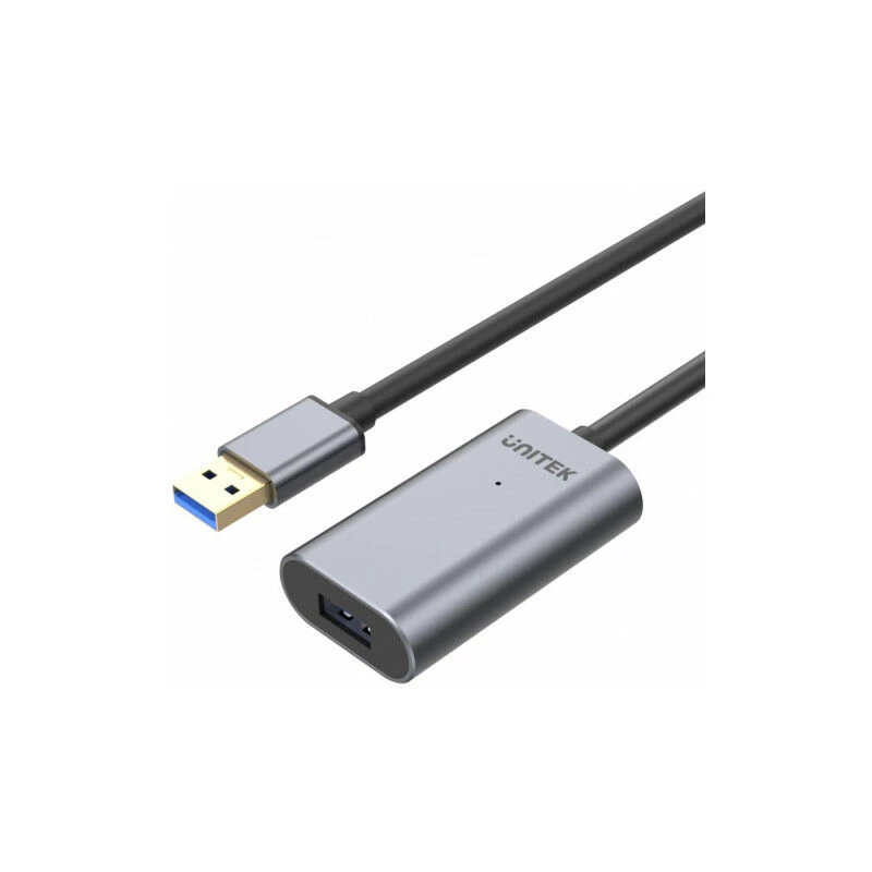 Unitek USB 3.0 aktyvus ilginimo kabelis, 10 m, aliuminis, Y-3005