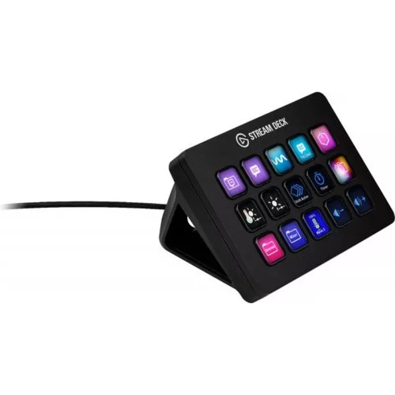 Elgato Stream Deck MK.2 15 klavišų USB valdymo pultas su klasikiniais mygtukais, juodas