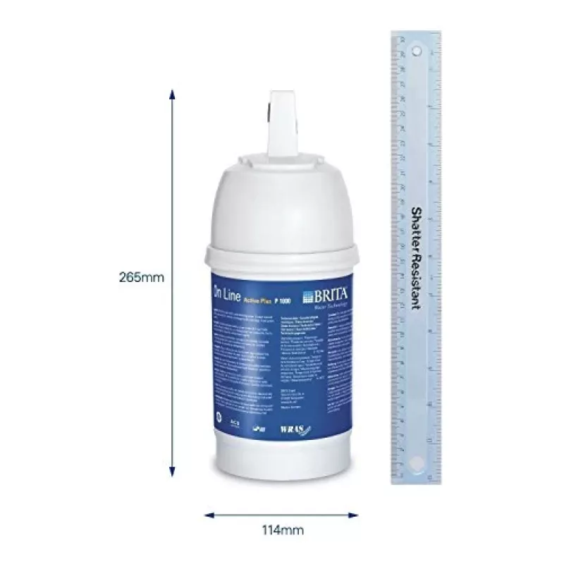 BRITA P1000 vandens filtro kasetė čiaupui – vienas, mėlyna