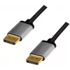 DisplayPort kabelis LogiLink CDA0100 1 m juodas pilkas