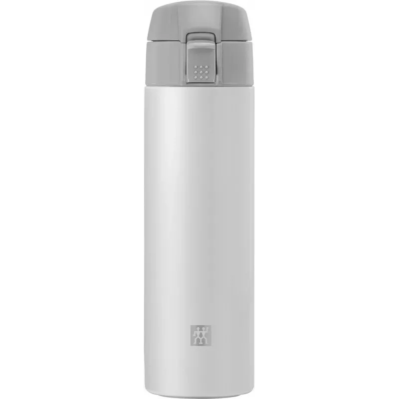 ZWILLING THERMO termosas – kelioninis puodelis, dvigubos sienelės izoliacija, 450 ml, 22,8 cm, baltas