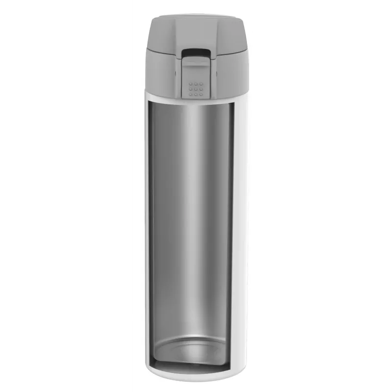 ZWILLING THERMO termosas – kelioninis puodelis, dvigubos sienelės izoliacija, 450 ml, 22,8 cm, baltas