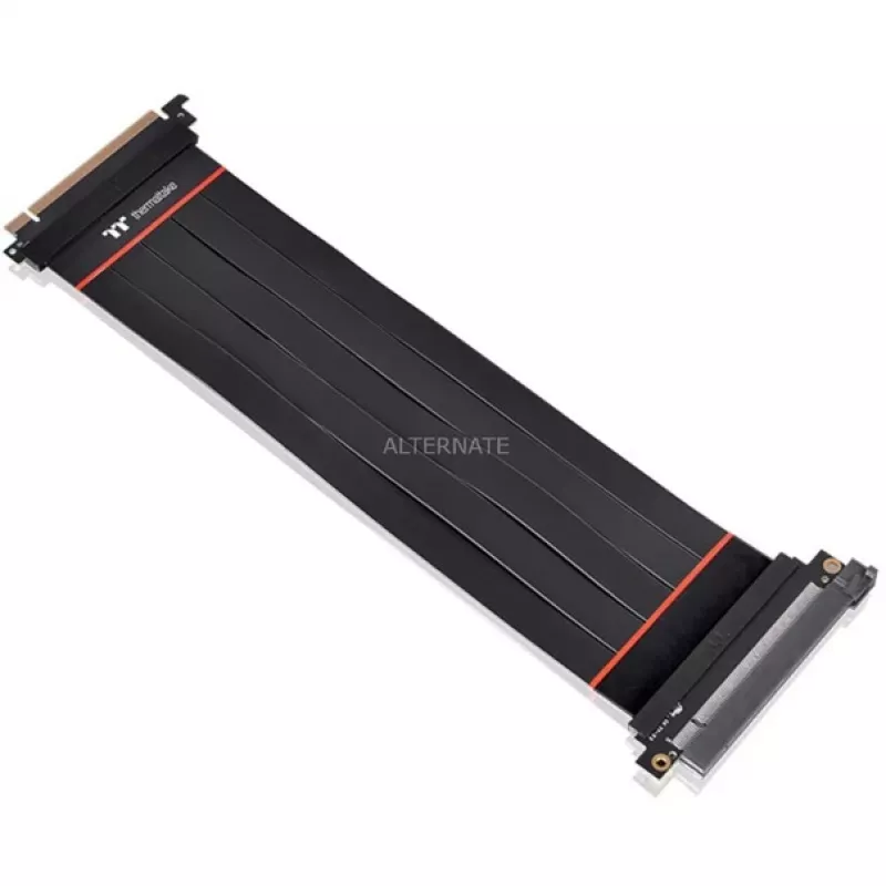 Vidinis PCI-E x16 (Gen4) ilginimo kabelis THERMALTAKE AC-058-CO1OTN-C1, 0,3 m, juodas