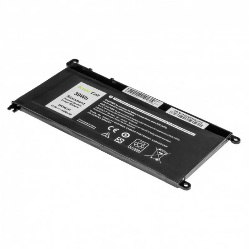 Baterija Green Cell DE150, skirta DELL Inspiron – LiPo 11,4 V 3400 mAh, juoda, 1 vnt.