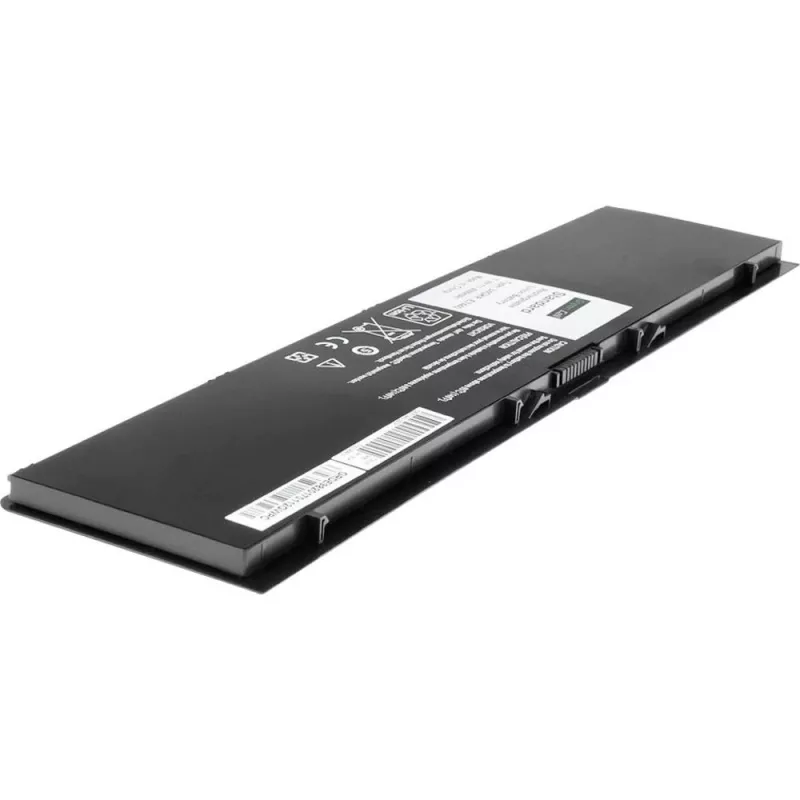 Baterija Green Cell DE93, skirta DELL Latitude E7440, Li‑Ion 7,4V 4500mAh, 4 elementai, juoda