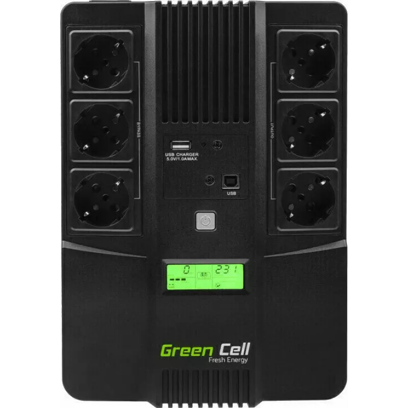 Laidas Lightning – USB‑C Green Cell KABGC07, 1 m, juodas, Lightning (vyriškas) – USB‑C (vyriškas), 480 Mbps