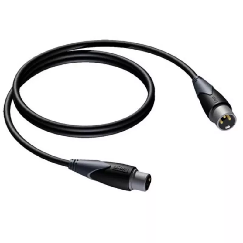 Audio kabelis Procab XLR vyriškas į XLR moteriškas 5 m (1KPCL118)