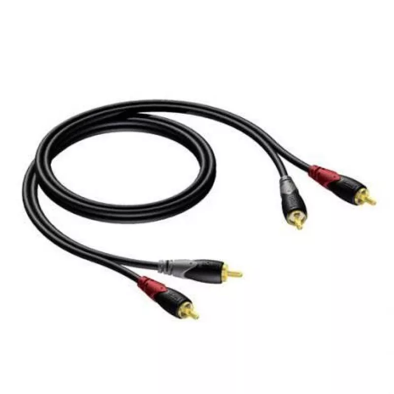 Laidas 2x RCA / RCA Kištukas - 2x RCA / RCA Kištukas 1,5 m