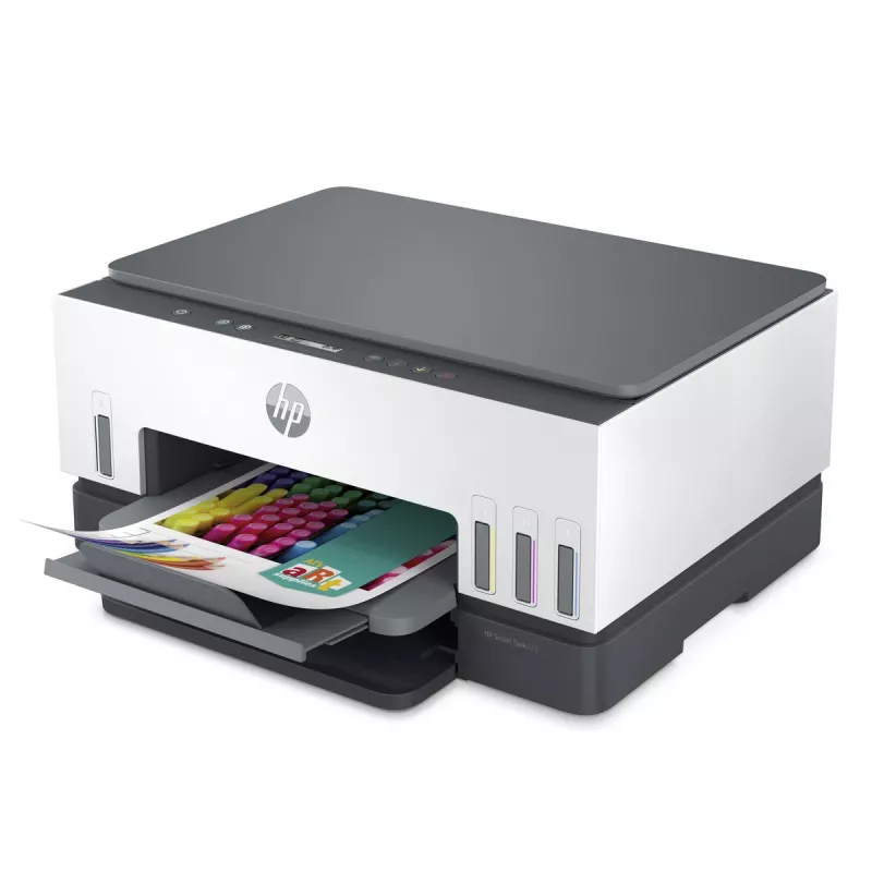Daugiafunkcis spausdintuvas HP Smart Tank 670 – terminis rašalinis, spalvotas, A4, Wi‑Fi/Bluetooth, dvipusis, 4800x1200 DPI