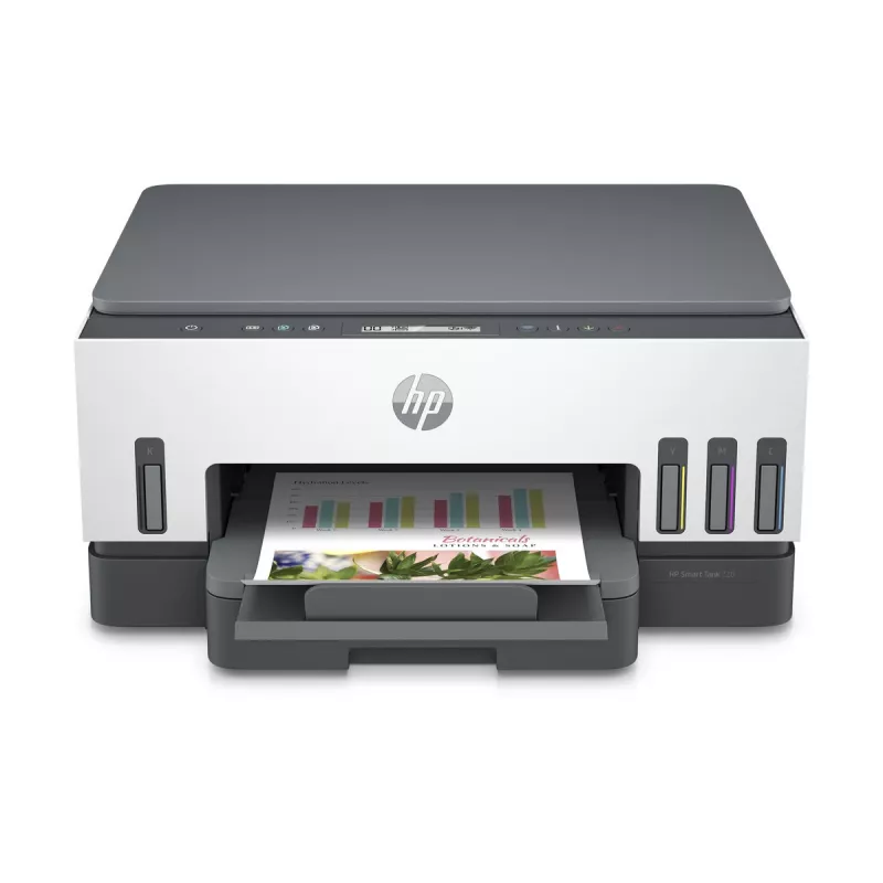 Daugiafunkcis spausdintuvas HP Smart Tank 720 – terminis rašalinis, spalvotas, A4, Wi‑Fi, dvipusis, 4800x1200 dpi