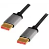 DisplayPort kabelis LogiLink CDA0105 2 m pilka juoda