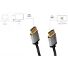 LogiLink CHA0101 HDMI AV laidas Juoda-pilka 2m HDMI į HDMI kištukai