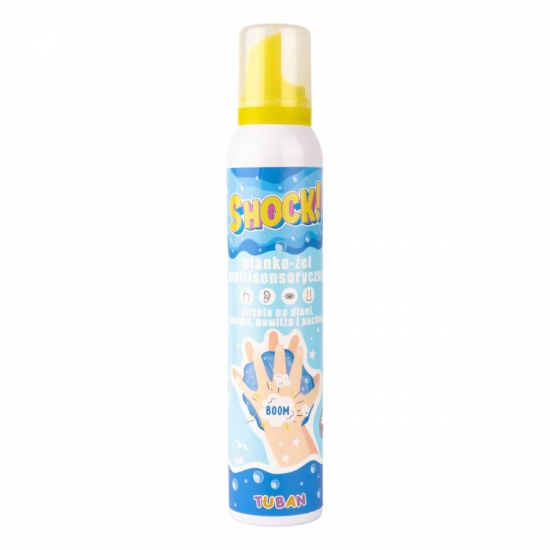 Tuban SHOCK! Multisensorinės putų-gelio putos ICE 200 ml Mėlyna