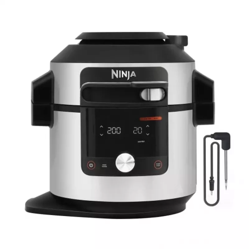 Multi viryklė Ninja OL750EU 7,5 L 1760 W Juodas Nerūdijantis Plienas, 14 Automatinių Programų