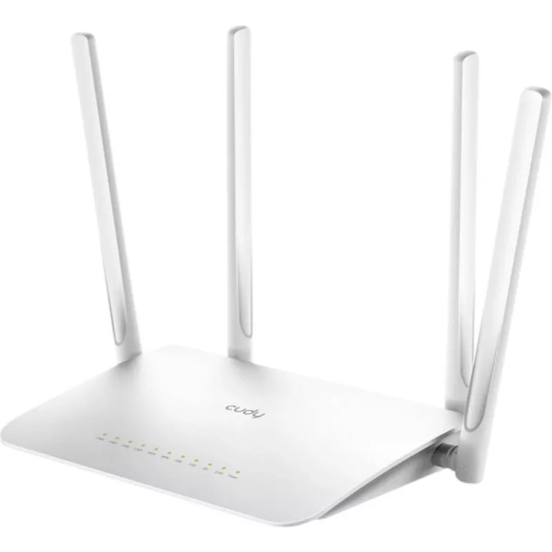 Cudy WR1300 belaidis maršrutizatorius Gigabit Ethernet dviejų juostų (2,4 GHz / 5 GHz) Baltas