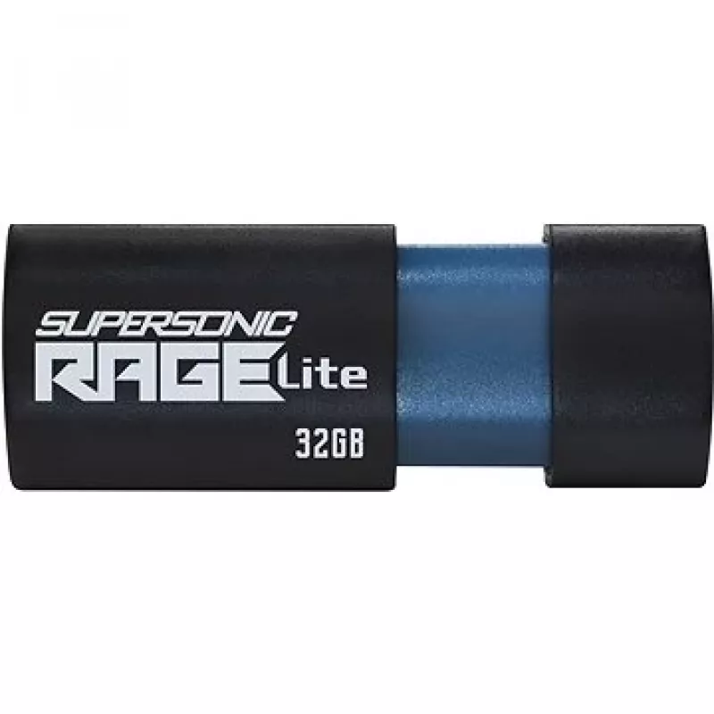 Patriot Memory Supersonic Rage Lite USB atmintukas 32 GB USB Type-A 3.2 Gen 1 juoda, mėlyna