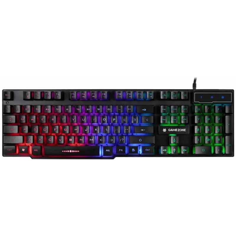 Tracer TRAKLA46651 LoCCar žaidimų klaviatūra, USB, membraniniai mygtukai, 3 zonų RGB foninis apšvietimas, juoda