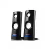 Laidiniai kompiuteriniai garsiakalbiai Audiocore AC860, 2.0 kanalų, 4 W RMS, USB maitinimas, 3,5 mm lizdas, juodi