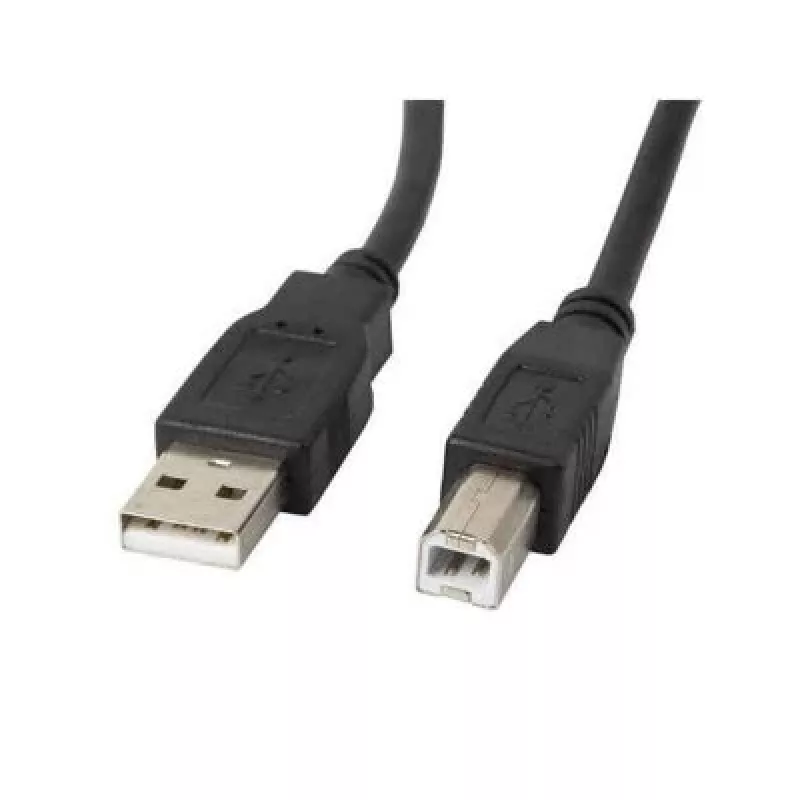 Lanberg CA-USBA-11CC-0050-BK USB 2.0 kabelis 5 m USB B juodas