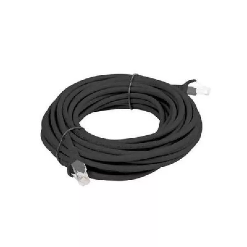 Tinklo kabelis LANBERG PCU6-10CC-1000-BK RJ-45 Cat6 U/UTP 10 m Juodas