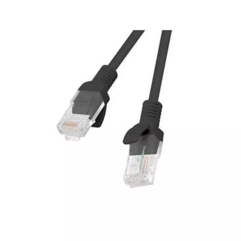 Tinklo kabelis LANBERG PCU5-10CC-0500-BK Cat5e U/UTP RJ-45 – 5 m, juodas, CCA laidininkas