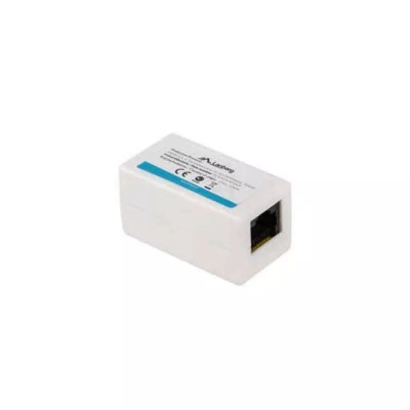 LANBERG AD-RJ45-RJ45-OU6 tinklo jungtis – baltas RJ-45 lizdų adapteris Cat.6