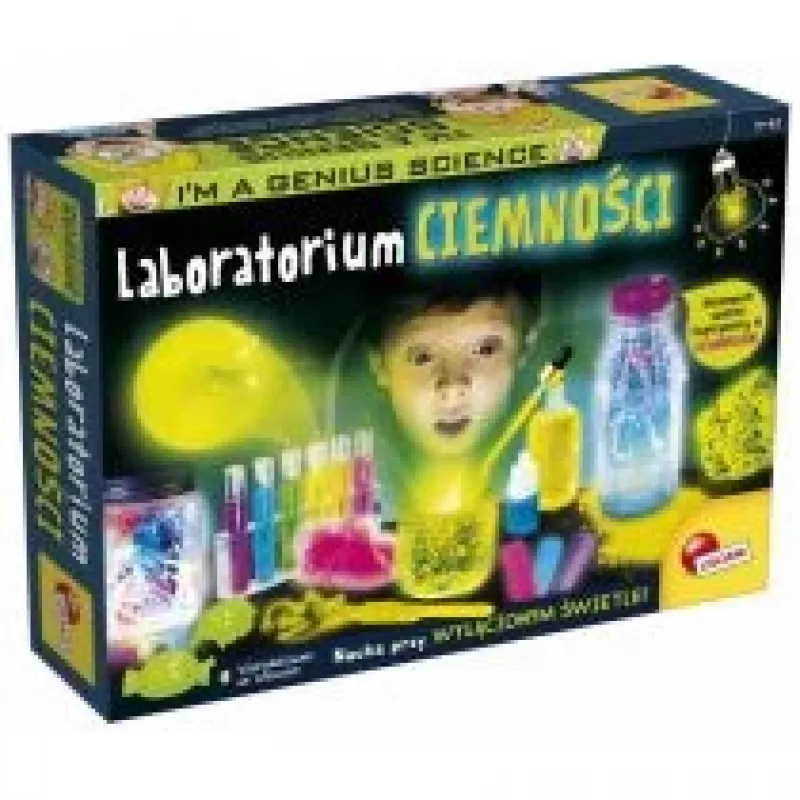 Mokomasis rinkinys Liscianigiochi Aš esu genijus Tamsos laboratorija 304-PL83879 (mokslo rinkinys)