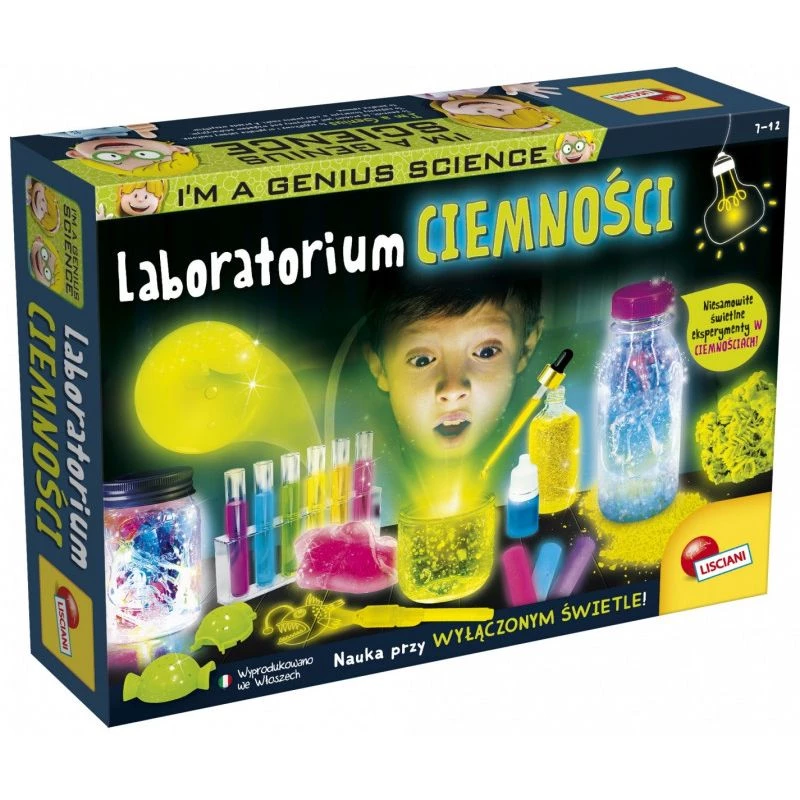 Mokomasis rinkinys Liscianigiochi Aš esu genijus Tamsos laboratorija 304-PL83879 (mokslo rinkinys)