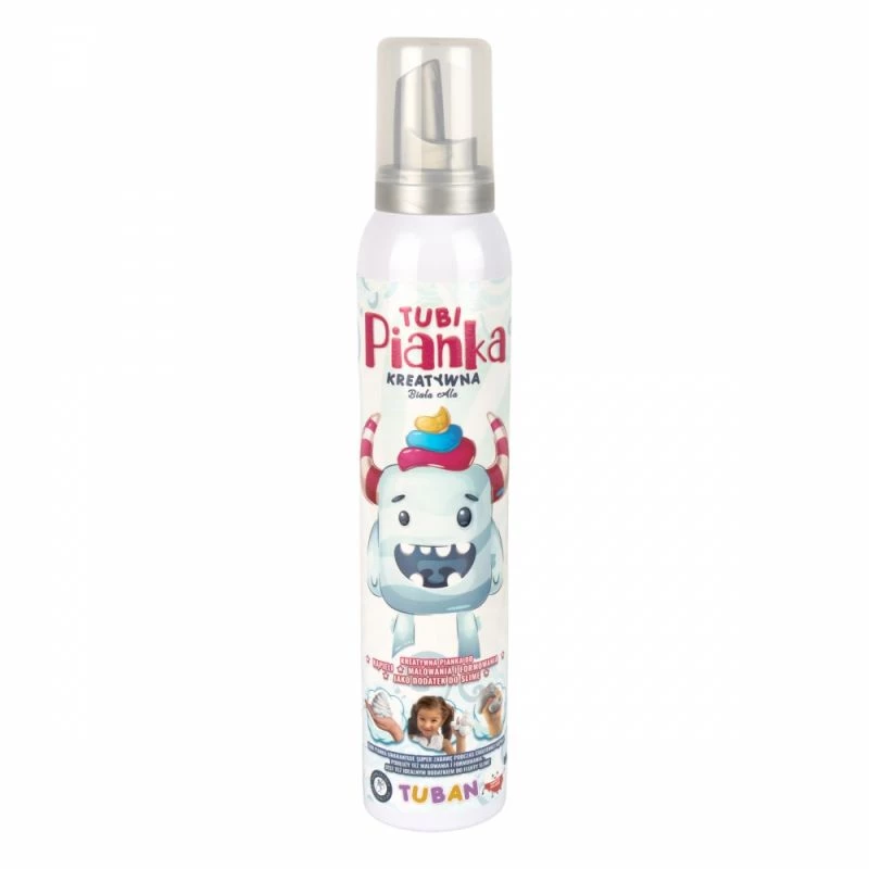 Putų voniai žaislas Tuban TUBI FOAM WHITE 200 ml