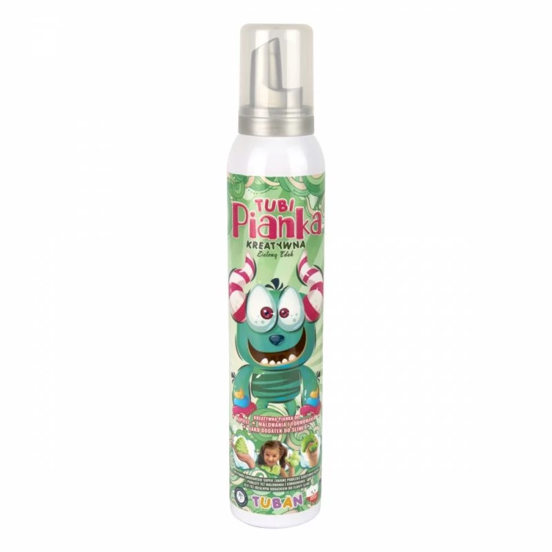 Vonios putų žaislas Tuban TUBI FOAM GREEN 200 ml berniukams ir mergaitėms