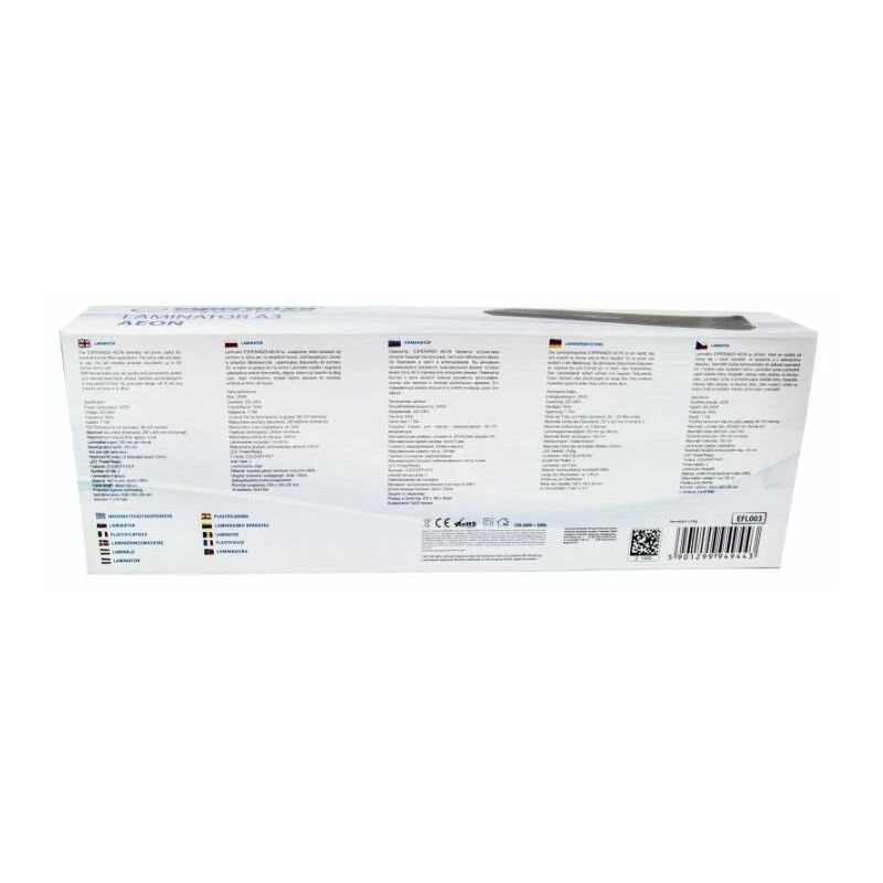 Esperanza EFL003 laminatorius šaltas/karštas 250 mm/min juodas