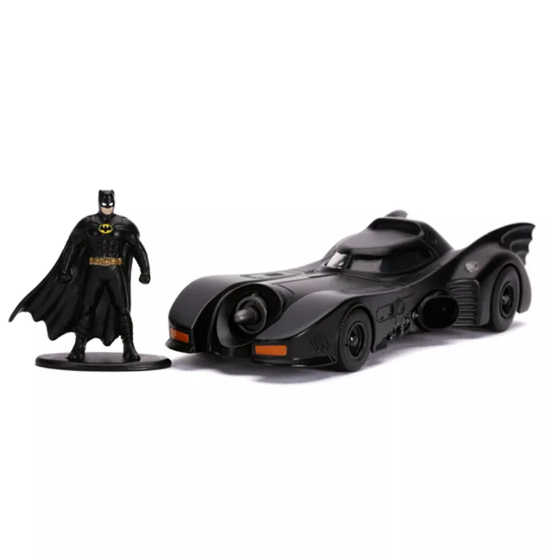 Jada Batman Batmobile 1:32 metalinė mašina su herojaus figūrėle, atsitiktinis modelis