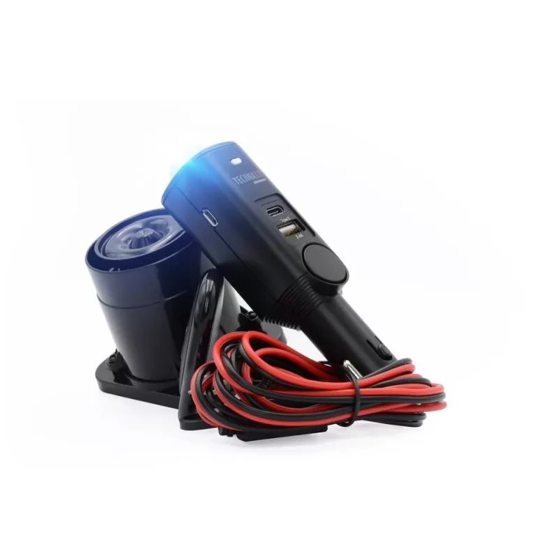 Technaxx TX-168 automobilio signalizacija su nuotolinio valdymo pulteliu ir USB-C įkrovimo prievadu