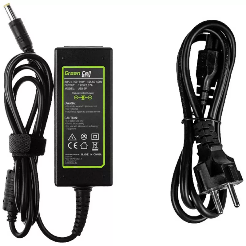 Green Cell Pro įkroviklis, skirtas Acer Aspire E5-511 E5-521 E5-573 E5-573g Es1-131 Es1-512 Es1-531 V5-171, 19V 2.37A 45W
