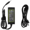 Maitinimo adapteris Green Cell AD76P 45W, skirtas Lenovo nešiojamiesiems kompiuteriams, 20V 2.25A, AC-DC, 100–240V įėjimas, juodas