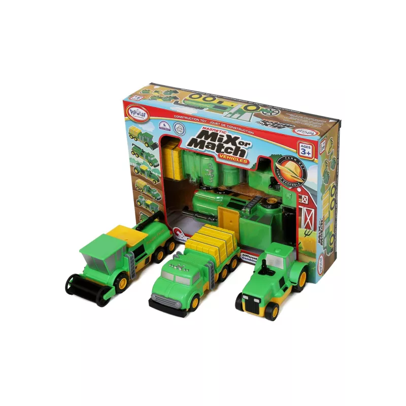 Popular Playthings – Mix or Match Vehicles Farm (Dvikalbis)