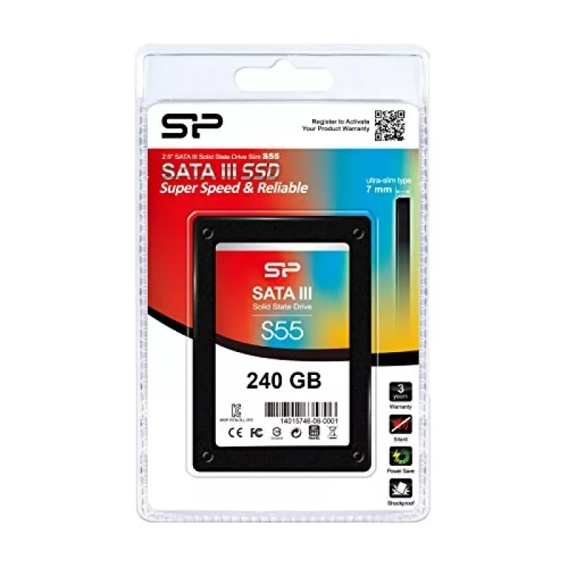 SSD diskas Silicon Power Slim S55 240GB 2,5 colio SATA III TLC