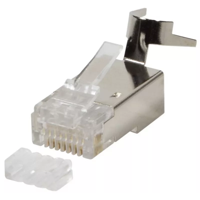RJ45 jungtys Cat 6, 6A, 7, ekranuotos, 50 vnt. rinkinys