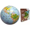 Caly Animal Globe Maxi Pasaulio Gaublys 50 cm, Įvairiaspalvis