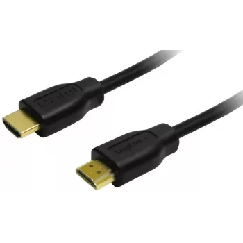 LogiLink CH0055 greitaeigis HDMI 1.4 kabelis su Ethernet, A–A kištukai, paauksuoti kontaktai, 20 m, juodas