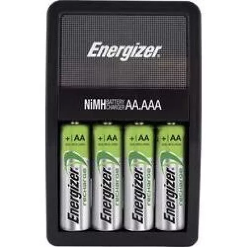 Įkroviklis ENERGIZER Maxi ACCU HR6 POW su 2 AA 2000 mAh baterijomis