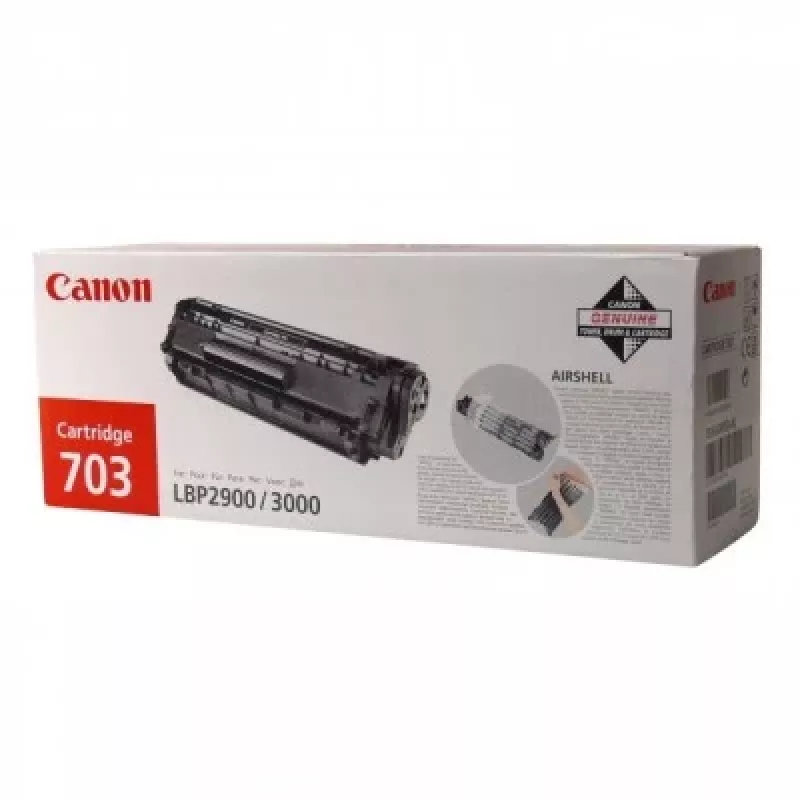 Canon Toner CRG703 juoda kasetė 3 vnt. Originalus