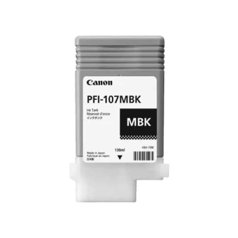 Canon PFI-107MBK originalus rašalo kasetė 1 vnt. Matinė juoda