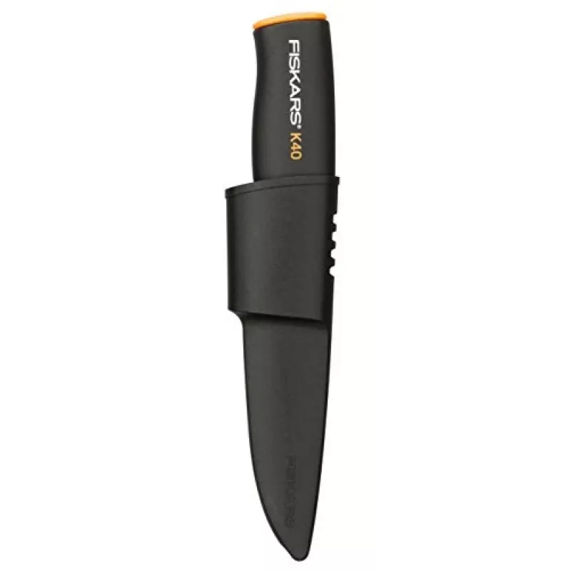 Fiskars Universalus peilis K40 juoda pilka (1001622)