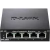 D-Link DES-105 nevaldomas L2 jungiklis, 5 prievadai, metalinis korpusas
