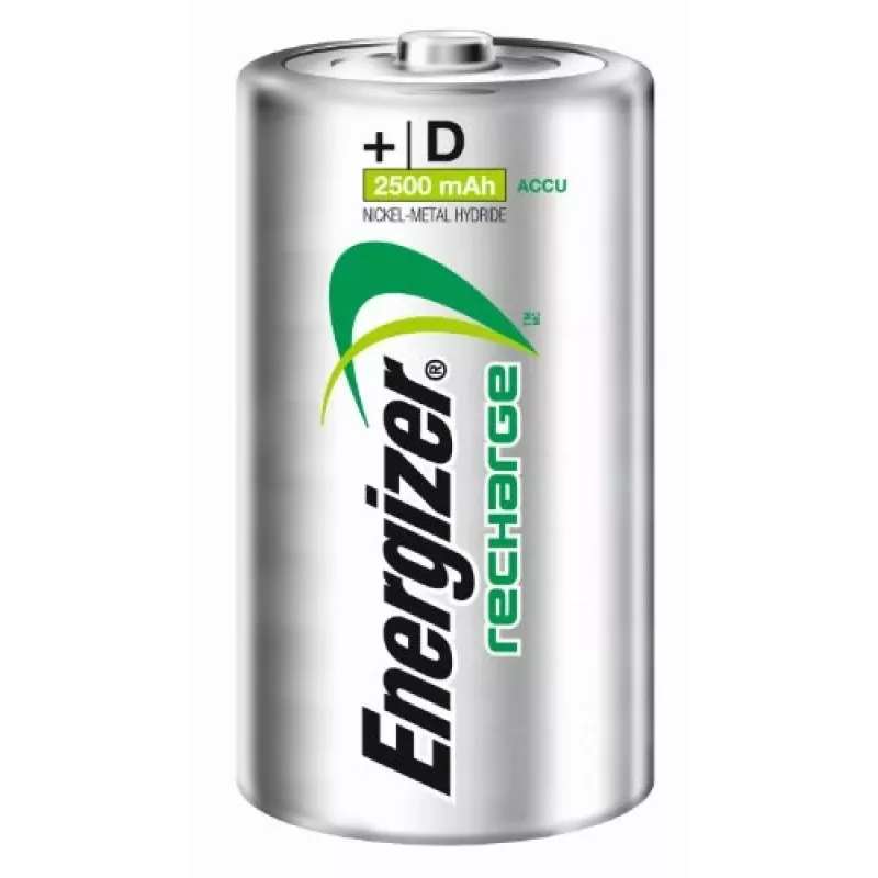 Energizer Įkraunamos D baterijos NiMH 2500mAh - 2 vnt. pakuotė